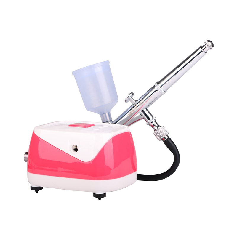 Kit de airbrush com mini aerógrafo de compressor de ar para maquiagem de airbrush, pintura corporal